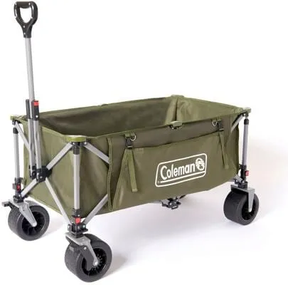 Coleman Ultimate Terrain Bollerwagen, grün - Vielseitiger Handwagen für Camping, Festivals und Ausflüge. Robuste Bauweise und viel Stauraum sorgen für maximalen Komfort und Flexibilität unterwegs.