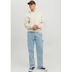 Jack & Jones Loose-fit-Jeans JJIEDDIE JJUTILITY SBD 491 blau 33 - Jeans im modischen Loose Fit aus 100% Baumwolle, pflegeleicht und ideal für lässige Outfits. Perfekt für jeden Tag!