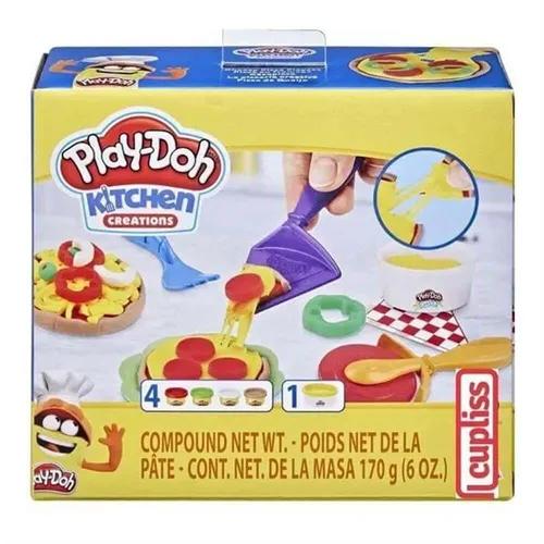 HASBRO, Pizza mit 4 Gläsern PLAY-DOH Kitchen créations., , HASF1726