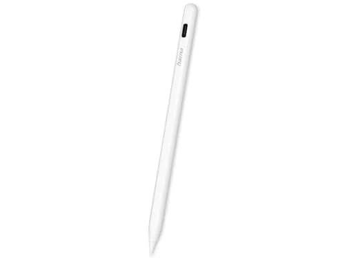 HAMA Aktiver Eingabestift "Scribble" für Apple iPads - Digitalstift für präzise Eingaben auf iPads, mit USB-C Konnektivität und ergonomischem Design für komfortables Zeichnen und Schreiben.