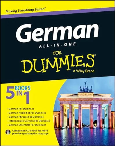 German All-in-One For Dummies, mit CD - Fachbuch für Linguistik, umfassende Einführung in die deutsche Sprache mit praktischen Übungen und Audio-CD für effektives Lernen.
