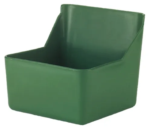 Kälber- und Schaftrog 6 ltr. Maße: B: 23 cm, H: 12/21 cm, T: 22 cm 3257 Trog 