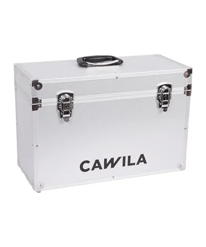 Cawila Sanitätskoffer Academy, Aluminium Betreuerkoffer, 45x20x30 cm, Silber - Hochwertiger Aluminium Betreuerkoffer mit individueller Fächeraufteilung. Gepolsterter Innenraum und zusätzliche Taschen bieten optimalen Stauraum. Mit robusten Metallverschlüssen für sicheres Aufbewahren. Ideal für professionelle Einsätze.