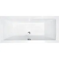 Bad Land Badewanne Rechteck QUADRO 190x90 + Styroporverkleidung + Kopfstütze KODI Ablauf Füße