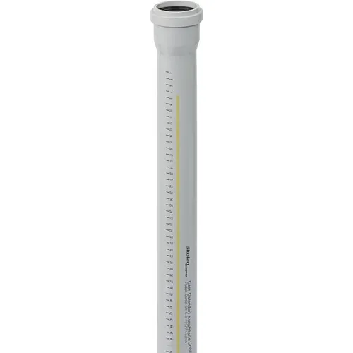 Ostendorf SKOLAN safe SKOLANsafe-Rohr 332040 DN/OD 58, 1000 mm, mit Muffe