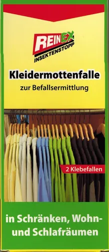 Aeroxon Mottenfalle Kleidermotten-Falle, Pheromonfalle - Schädlingsbekämpfung mit 2 Klebefallen, die männliche Kleidermotten anlocken und bis zu 3 Monate wirken. Insektizidfrei und unbedenklich für Mensch und Tier – schützt Ihre wertvollen Textilien.