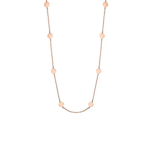 Heideman Halskette Damen Enna rose goldfarbend aus Edelstahl rosegold farbend matt Kette für Frauen ohne Stein