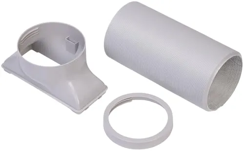 Sichler Haushaltsgeräte Zubehör zu Air Conditioner: Adapter- und Abluftschlauch-Set für mobile Klimaanlage ACS-5.app (WiFi Klimaanlage, WLAN, Klima)