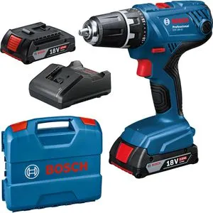 Bosch Professional 18V Akku Bohrschrauber GSR 18V-21 - Akkuschrauber mit 55 Nm Drehmoment für anspruchsvolle Bohr- und Schraubanwendungen. Robustes Vollmetallgetriebe und kompatibel mit dem Bosch 18V System für maximale Flexibilität.