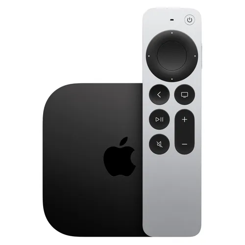 Apple TV 4K Wi-Fi 64 GB (3. Generation) MN873HY/A - Sonstiges TV-Zubehör mit A15 Bionic Chip für atemberaubende 4K Ultra HD Unterhaltung und nahtlose Integration in Ihr Smart Home.
