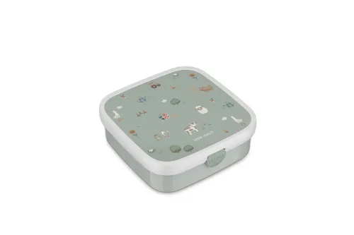 Mepal Große Lunchbox Campus – Bento Lunchbox für Kinder mit 2 Boxen & Gabel – Mikrowellengeeignet - Viel Platz für ein ausgedehntes Mittagessen mit praktischer Aufteilung. Stoßfest und spülmaschinengeeignet, ideal für den täglichen Gebrauch. Hergestellt in den Niederlanden mit Fokus auf Qualität.