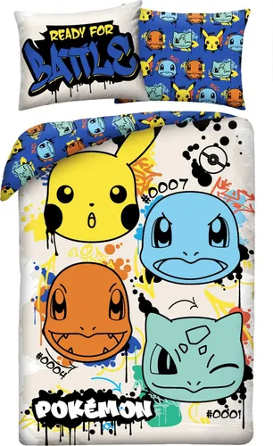 Pokémon Bettwäsche Ver. 17 140 x 200 cm / 70 x 90 cm