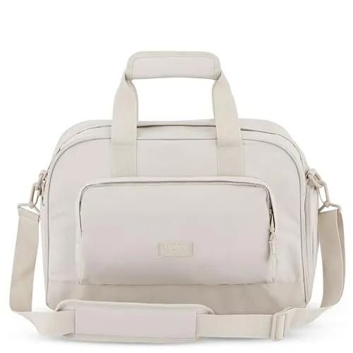 LARKSON Weekender Reisetasche Finja Small (2-tlg) - Stylische und wasserabweisende Weekender Tasche mit durchdachtem Design, Trolley-Gurt und separatem Schuhfach - ideal für spontane Trips und entspannte Wochenendausflüge.