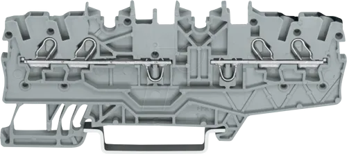 WAGO 2000-2141 - Doppeldurchgangsklemme 1 mm² - grau
