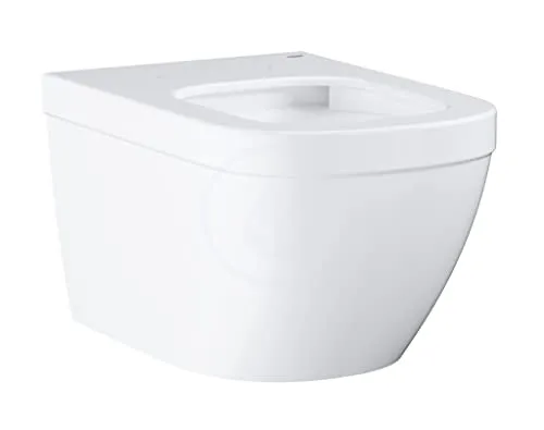 GROHE Euro Keramik WC Tiefspül Wandbefestigung - Sanitäranlagen & Zubehör, spülrandlos mit Triple Vortex Spülung für optimale Hygiene und einfache Reinigung.