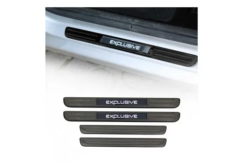 Einstiegsleisten Türschweller Exclusive für Citroen C3 2002-2010 – Chrom Dunkel 4x - Hochwertige Einstiegsleisten für Citroen C3, verleihen Ihrem Fahrzeug einen eleganten Look und schützen die Türschweller vor Abnutzung. Perfekte Passform und einfache Montage.