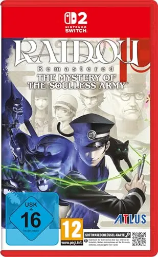 Raidou: Remastered - The Mystery of the Soulless Army für Nintendo Switch 2 - Action-RPG-Klassiker mit überarbeiteter Grafik und Sound, neuer Benutzeroberfläche und spannenden übernatürlichen Fällen im historischen Tokio der 1930er.