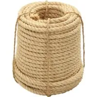 vidaXL Sisalseil 12 mm - 50 m - Basteln mit 100% natürlichem Sisal, ideal für Haus, Garten und kreative Projekte. Langlebig, wetterfest und vielseitig einsetzbar!