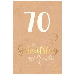 Skorpion Glückwunschkarte Geburtstagskarte - Zum 70.Geburtstag - Alles Gute