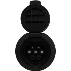 Ladesteckdose Typ 2 EU 32A 3P IP54 für Elektroautos - Wallbox für Elektro- und Hybridfahrzeuge mit IP54 Schutz, temperaturüberwachend und langlebig. Ideal für sicheres und effizientes Laden.