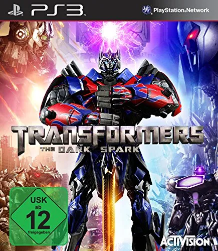 Transformers - The Dark Spark - Action-Adventure Game mit über 40 spielbaren Charakteren, inklusive Optimus Prime und Bumblebee. Erlebe epische Kämpfe auf Erde und Cybertron im Einzel- und Mehrspielermodus!