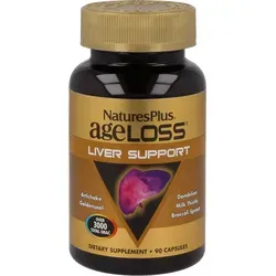 Natures Plus AgeLoss Liver-Support - 90 veg. Kapseln - Natures Plus AgeLoss Liver-Support bietet eine ausgewogene Kombination aus Vitaminen und Pflanzenextrakten zur Unterstützung der Pflege. Ideal für Erwachsene, die Wert auf hochwertige Nahrungsergänzung legen.