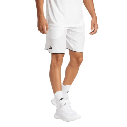adidas Herren CLUB TENNIS CLIMACOOL SHORTS, weiß, M 7 Zoll - Bequeme Shorts mit elastischem Bund und Kordelzug, aus 100 % recyceltem Polyester. Ideal für sportliche Aktivitäten mit praktischen Taschen und atmungsaktivem Mesh-Zwickel.