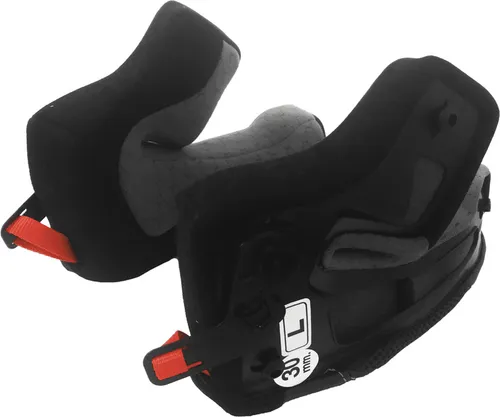 X-Lite X-903/Ultra Carbon/X-552 Wangenpolster, schwarz, 30 mm - Motorrad-Headsets - Originales Ersatzteil für mehr Komfort und Geräuschreduzierung, leicht auszutauschen.