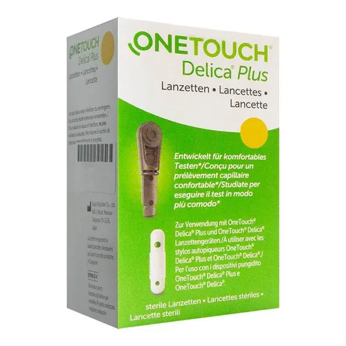 One Touch Delica Lanzetten 30G 0.32Mm - 100 ST - Arzneimittel, speziell entwickelt für komfortables Testen mit der OneTouch Delica Stechhilfe – ideal für eine sanfte Blutentnahme.