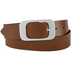 Bernd Götz Damen Leder Gürtel 40 mm cognac, kürzbar und aus hochwertigem Nappaleder - Damen-Gürtel aus hochwertigem Nappaleder, 40 mm breit, individuell kürzbar für perfekten Sitz.
