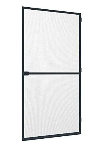 Insektenschutz-Tür Rhino Screen anthrazit 100x210 cm - Fliegengitter – Effektiver Insektenschutz für Türen, der lästige Insekten fernhält und gleichzeitig frische Luft hereinlässt.