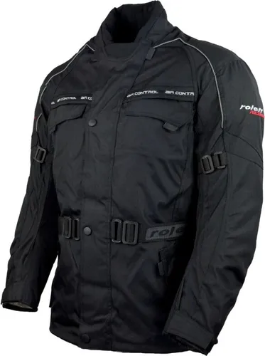 roleff Motorradjacke Reno XXL - Schutz und Komfort - Motorradjacke mit Protektoren, 4 Taschen und 3 Belüftungslöchern für optimalen Schutz und Klimaregulierung. Ideal für sicheres Fahren bei jedem Wetter.