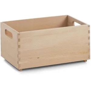 Zeller Holzkiste 13306, Buche lackiert, braun, 30 x 20 x 15cm
