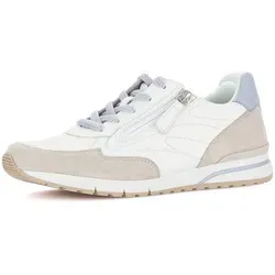 Gabor FLORENZ Keilsneaker – Sportlicher Freizeitschuh für jeden Tag - Stylischer Freizeitschuh mit G-Weite, ideal für bequemes Tragen. Aus hochwertigem Glattleder und Veloursleder gefertigt, bietet er einen modernen Look und herausnehmbare Innensohlen.
