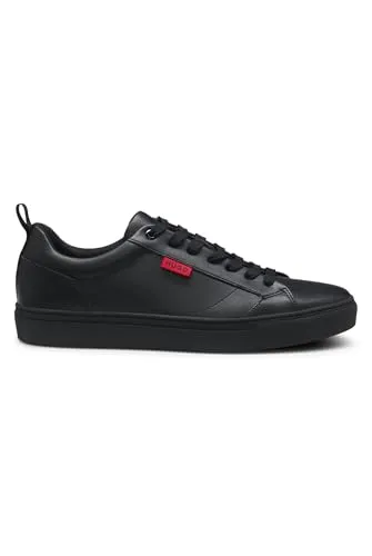 HUGO Morrie_Tenn_Napu_N Herren-Sneaker - Moderne Herren-Sneaker mit rotem Innenfutter und Logo auf der Lasche, ideal für einen lässigen Look.