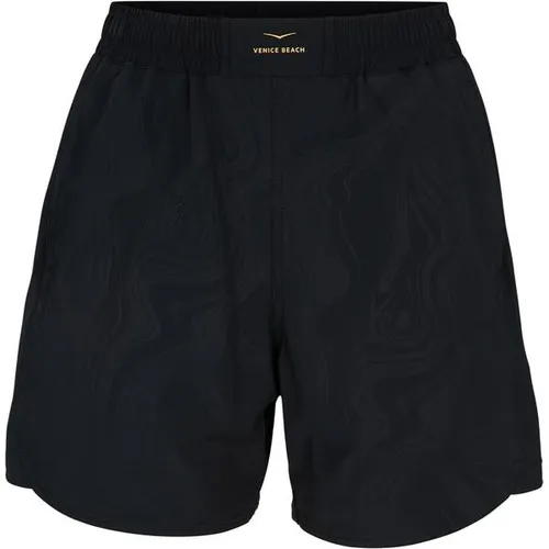 VENICE BEACH Damen Shorts VB_Ida 1116 - Modische Damen Shorts für sportliche Aktivitäten: Die VB_Ida bieten optimalen Komfort und Bewegungsfreiheit. Perfekt für Laufen und Fitness, mit praktischem Gummibund und stylischem Allover Print.