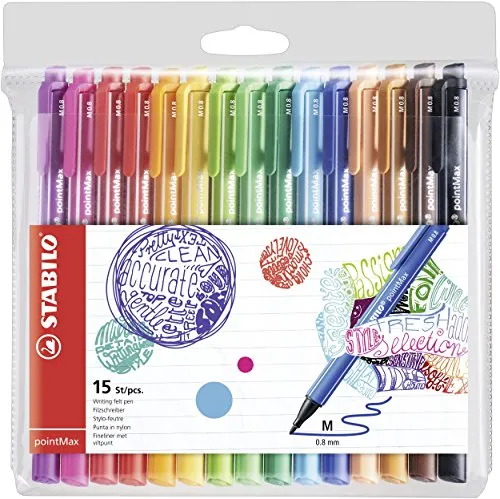 STABILO - Filzschreiber - pointMax - 15er Pack