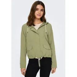 ONLY Parka ONLSKYLAR HOOD SPRING JACKET CC OTW - Vielseitiger Damen-Parka für Freizeit und Alltag, leicht und bequem, ideal für Outdoor-Abenteuer. Praktische Brusttasche für schnellen Zugriff auf Wertsachen.