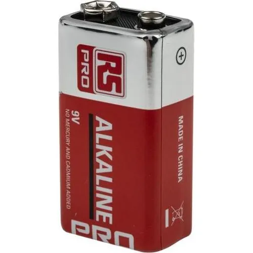 Rs Pro RS 9V Alkaline Battery 15 Pack (15 Stk., PP3, 550 mAh) (8264435)