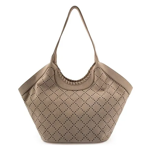 FREDsBRUDER Hey Lovely Shopper (Soft Taupe) - Eleganter Shopper aus 60% Rindsleder und 40% Leder in Soft Taupe. Mit geräumigem Hauptfach, Reißverschluss und praktischen Fächern ist er ideal für modebewusste Frauen, die Stil und Funktionalität schätzen.