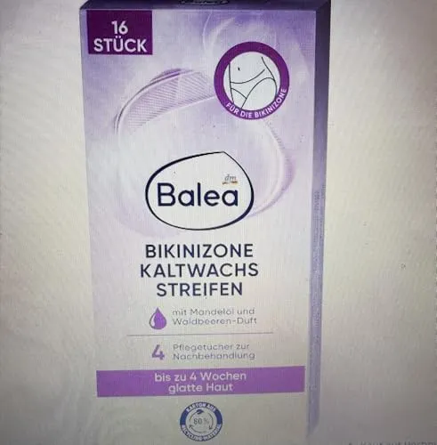 Balea Kaltwachsstreifen Bikinizone, 16 St