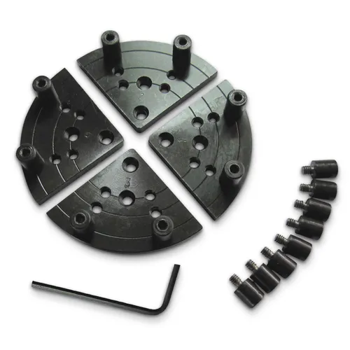 Holzstar Planscheibe für Vier-Backenfutter Profi-Set - Videorecorder Zubehör, ideal für präzise Holzarbeiten mit einer hochwertigen Verarbeitung für professionelle Ergebnisse.