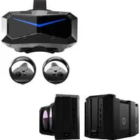 Crystal Super 50PPD VR-Brille schwarz - Innovative VR-Brille mit QLED-Technologie und hoher Gesamtauflösung von 7680 x 3840 für ein beeindruckendes visuelles Erlebnis.
