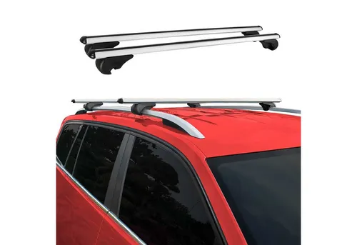 OMAC Dachträger Grundträger für Toyota Land Cruiser J250 2024 - Dachgepäckträger aus leichtem Aluminium, wasserbeständig und multifunktional. Ideal für Fahrrad- und Skiträger, einfach zu installieren und mit Diebstahlschutz für Ihre Ausrüstung.