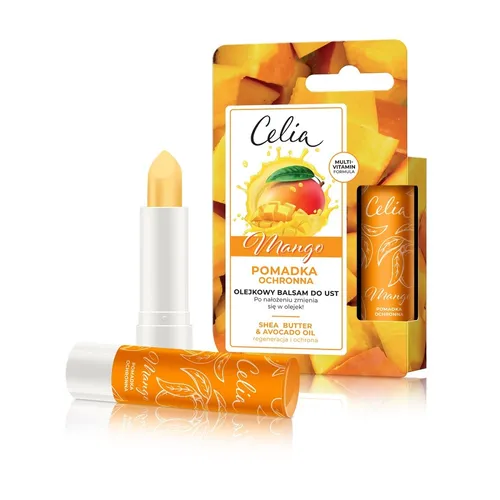Celia Olejkowy Balsam do Ust Mango - 5900525070791 - Lippenbalsam mit Mango-Duft, sorgt für intensive Feuchtigkeit und geschmeidige Lippen, ideal für die tägliche Pflege.