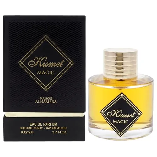 Maison Alhambra Parfum Kismet Magic (Angel) Eau de Parfum 100ml - Eleganter und verführerischer Duft, langanhaltend mit warmen Noten von Cognac und Haselnuss