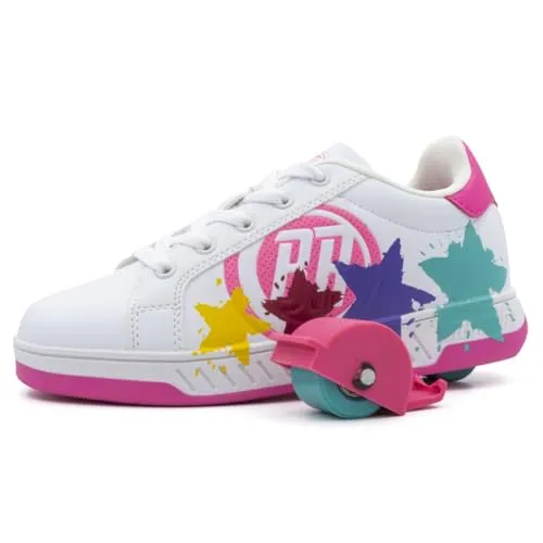 Breezy Rollers 2180373 - 2-in-1 Kinderschuhe mit Rollen - Sneaker mit patentiertem Klick-System, verwandeln sich in Sekunden von Straßenschuhen zu Rollschuhen. Ideal für Kinder, die schnell unterwegs sein möchten!