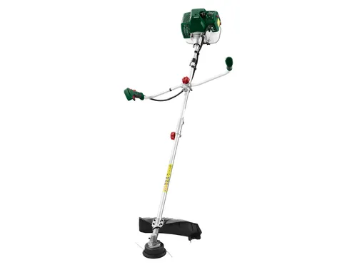 PARKSIDE® 2-in-1 Benzin-Sense »PBS 2 E5« - Rasentrimmer mit 2-in-1-Funktion: Freischneider und Rasentrimmer, ausgestattet mit einem komfortablen Primer-Leichtstartsystem für müheloses Starten.