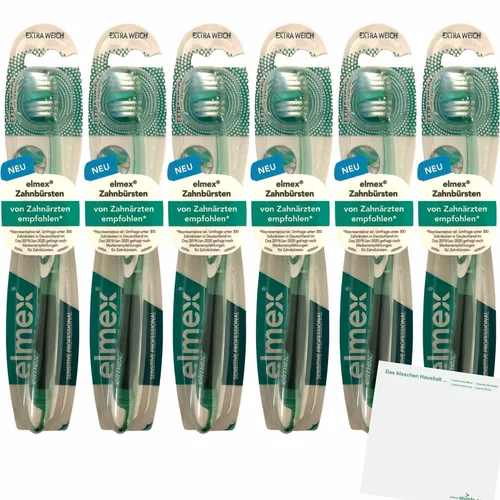 elmex Sensitive Professional Zahnbürste extra weich 6er Pack 6Stk usy Block
