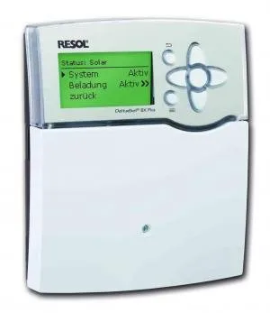 Solarsteuerung Resol DeltaSol BX Plus (inkl. 5 PT1000 Fühlern - 2 x FKP6 - 3 x FRP6) - Komplettpaket